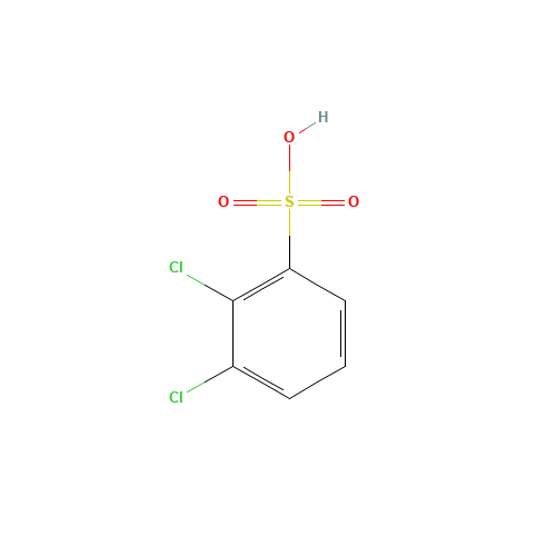 2,3-dichlorobenzenesulfonic acid (CAS: 93648-06-7) - Chemical Structure and Molecular Formula 