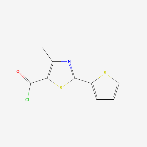4-methyl-2-thiophen-2-yl-1,3-thiazole-5-carbonyl chloride (CAS: 640743-63-1) - Related Chemical Product