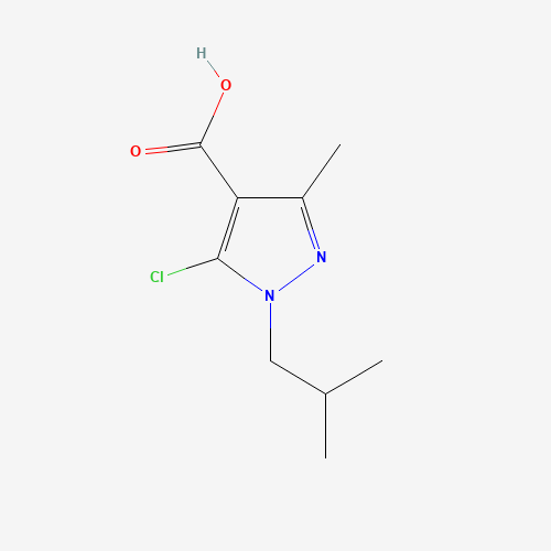 5-chloro-3-methyl-1-(2-methylpropyl)pyrazole-4-carboxylic acid (CAS: 956755-70-7) - Related Chemical Product