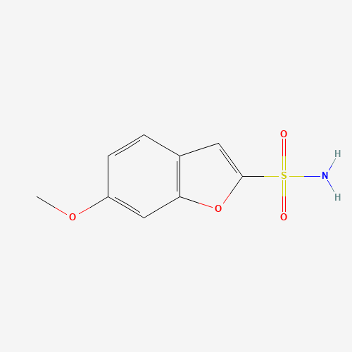 6-methoxy-1-benzofuran-2-sulfonamide (CAS: 100586-73-0) - Chemical Structure and Molecular Formula 
