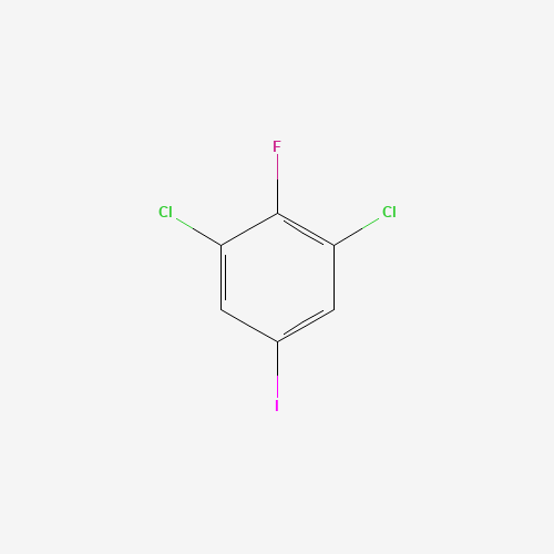 1,3-dichloro-2-fluoro-5-iodobenzene (CAS: 133307-08-1) - Chemical Structure and Molecular Formula 