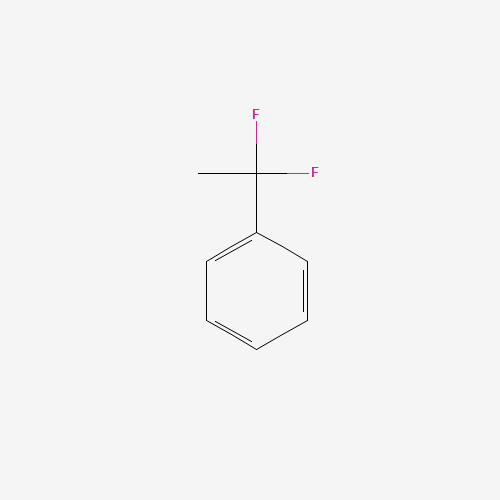 1,1-difluoroethylbenzene (CAS: 657-35-2) - Chemical Structure and Molecular Formula 