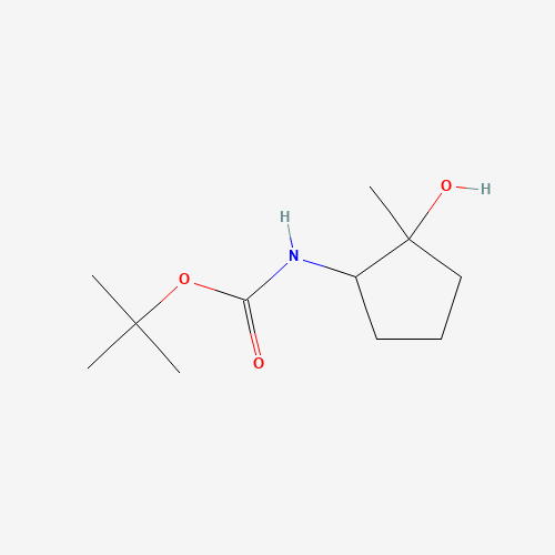 tert-butyl N-(2-hydroxy-2-methylcyclopentyl)carbamate (CAS: 1400689-40-8) - Related Chemical Product