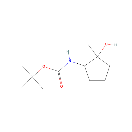 tert-butyl N-(2-hydroxy-2-methylcyclopentyl)carbamate (CAS: 1400689-40-8) - Related Chemical Product