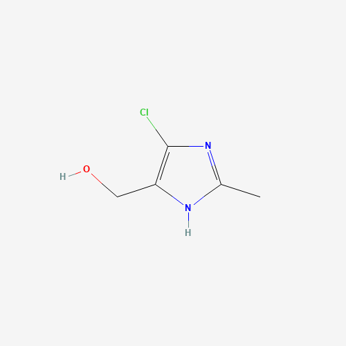 (4-chloro-2-methyl-1H-imidazol-5-yl)methanol (CAS: 158151-44-1) - Chemical Structure and Molecular Formula 