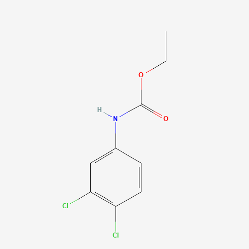 ethyl N-(3,4-dichlorophenyl)carbamate (CAS: 7159-94-6) - Chemical Structure and Molecular Formula 