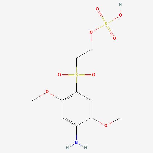 2-(4-amino-2,5-dimethoxyphenyl)sulfonylethyl hydrogen sulfate (CAS: 26672-24-2) - Related Chemical Product