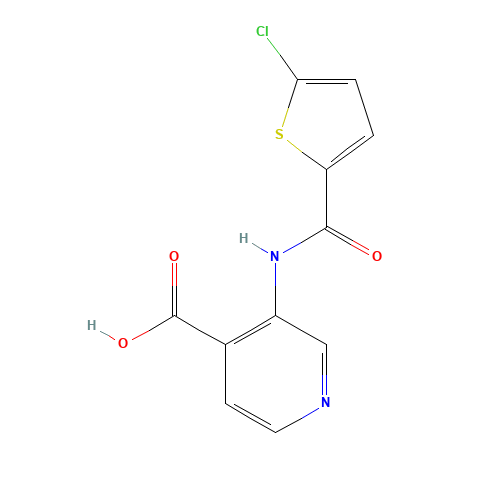 3-[(5-chlorothiophene-2-carbonyl)amino]pyridine-4-carboxylic acid (CAS: 929214-66-4) - Related Chemical Product