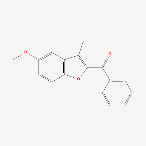(5-methoxy-3-methyl-1-benzofuran-2-yl)-phenylmethanone (CAS: 303145-44-0) - Related Chemical Product