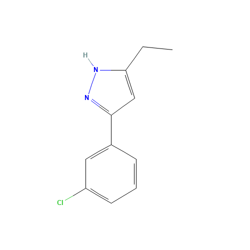 3-(3-chlorophenyl)-5-ethyl-1H-pyrazole (CAS: 1439307-63-7) - Related Chemical Product