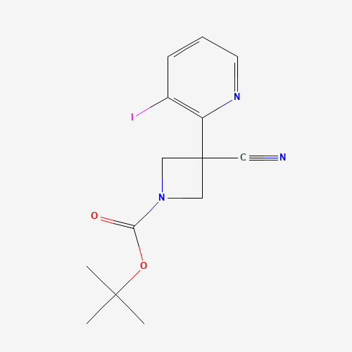 tert-butyl 3-cyano-3-(3-iodopyridin-2-yl)azetidine-1-carboxylate (CAS: 1360451-25-7) - Related Chemical Product