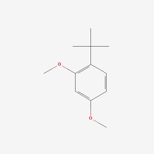 1-tert-butyl-2,4-dimethoxybenzene (CAS: 7051-11-8) - Chemical Structure and Molecular Formula 