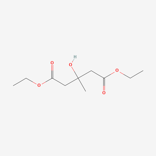 diethyl 3-hydroxy-3-methylpentanedioate (CAS: 73489-84-6) - Chemical Structure and Molecular Formula 