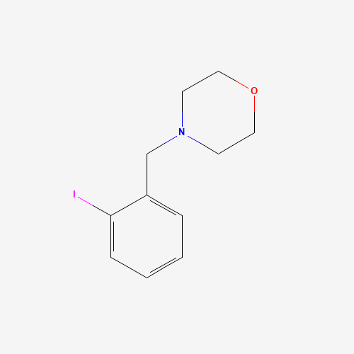 4-[(2-iodophenyl)methyl]morpholine (CAS: 156333-95-8) - Chemical Structure and Molecular Formula 