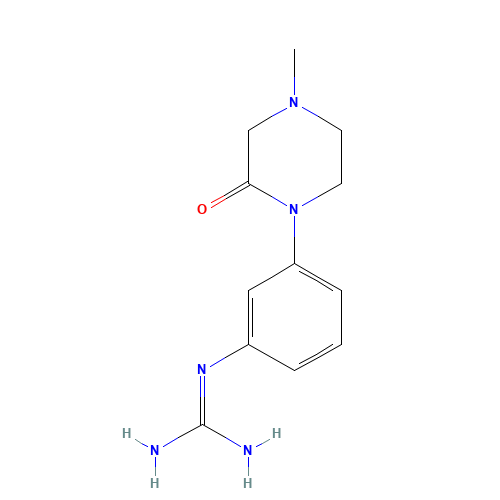 2-[3-(4-methyl-2-oxopiperazin-1-yl)phenyl]guanidine (CAS: 925921-28-4) - Related Chemical Product