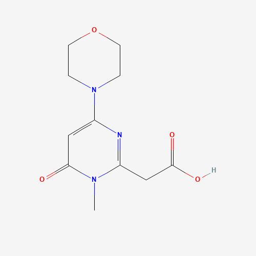 2-(1-methyl-4-morpholin-4-yl-6-oxopyrimidin-2-yl)acetic acid (CAS: 1260981-31-4) - Related Chemical Product