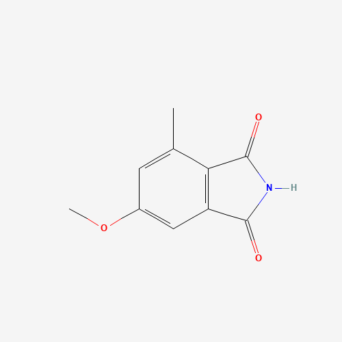 6-methoxy-4-methylisoindole-1,3-dione (CAS: 913000-43-8) - Chemical Structure and Molecular Formula 