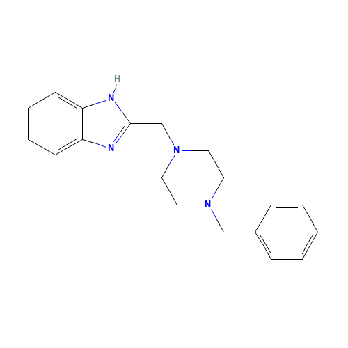 2-[(4-benzylpiperazin-1-yl)methyl]-1H-benzimidazole (CAS: 59037-71-7) - Related Chemical Product