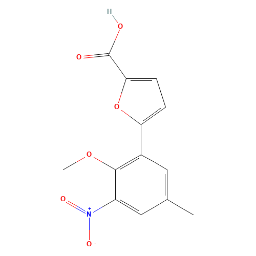5-(2-methoxy-5-methyl-3-nitrophenyl)furan-2-carboxylic acid (CAS: 1262298-17-8) - Related Chemical Product