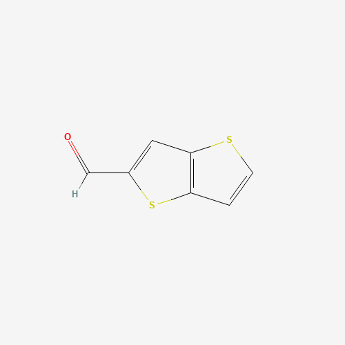 thieno[3,2-b]thiophene-5-carbaldehyde (CAS: 31486-86-9) - Chemical Structure and Molecular Formula 