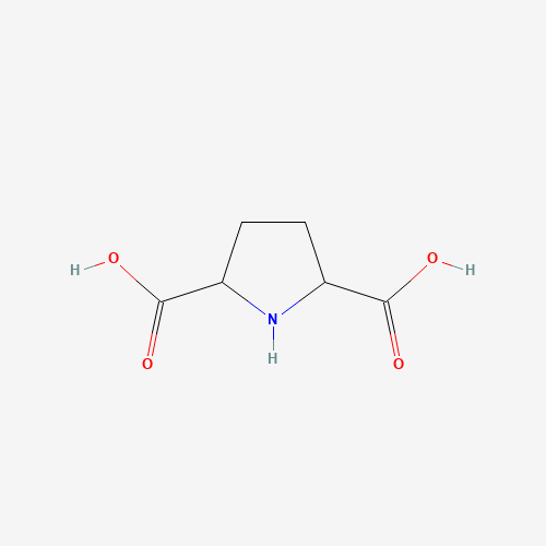 pyrrolidine-2,5-dicarboxylic acid (CAS: 72000-65-8) - Chemical Structure and Molecular Formula 