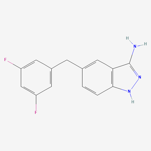 5-[(3,5-difluorophenyl)methyl]-1H-indazol-3-amine (CAS: 1108745-30-7) - Related Chemical Product