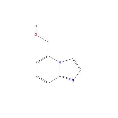 imidazo[1,2-a]pyridin-5-ylmethanol (CAS: 167884-17-5) - Chemical Structure and Molecular Formula 