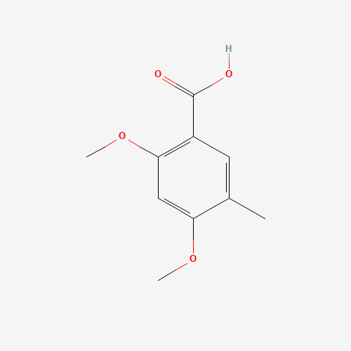 2,4-dimethoxy-5-methylbenzoic acid (CAS: 50625-55-3) - Chemical Structure and Molecular Formula 