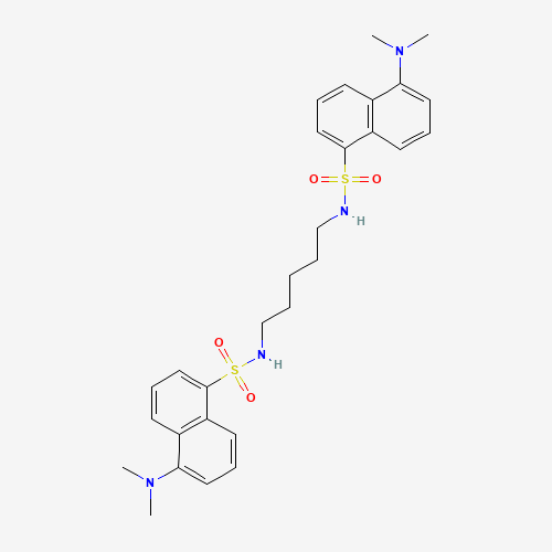 5-(dimethylamino)-N-[5-[[5-(dimethylamino)naphthalen-1-yl]sulfonylamino]pentyl]naphthalene-1-sulfonamide (CAS: 55521-24-9) - Related Chemical Product