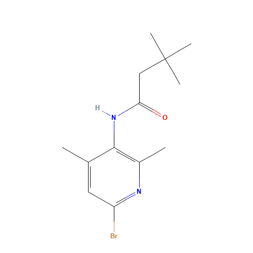 N-(6-bromo-2,4-dimethylpyridin-3-yl)-3,3-dimethylbutanamide (CAS: 1093352-28-3) - Related Chemical Product