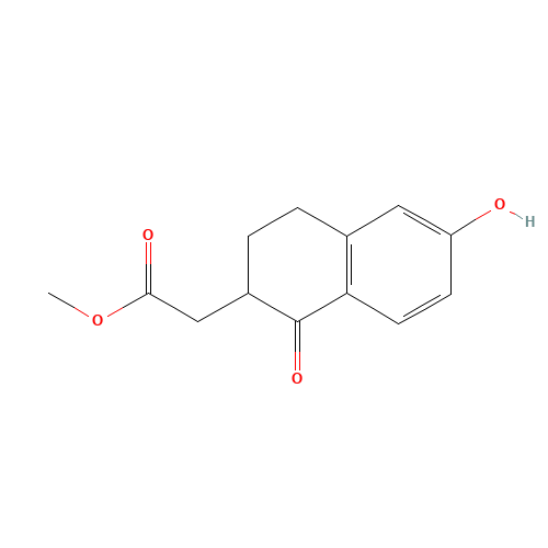 methyl 2-(6-hydroxy-1-oxo-3,4-dihydro-2H-naphthalen-2-yl)acetate (CAS: 99092-75-8) - Related Chemical Product