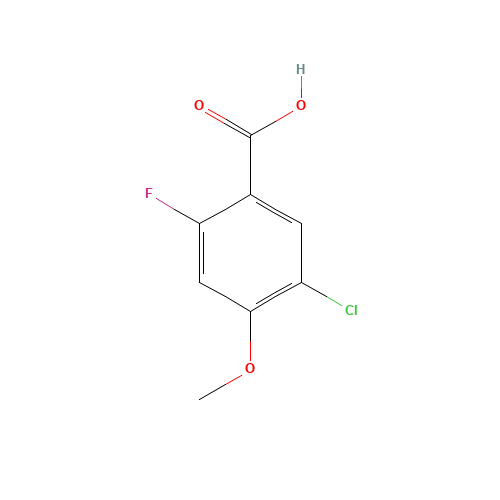 5-chloro-2-fluoro-4-methoxybenzoic acid (CAS: 211172-72-4) - Related Chemical Product