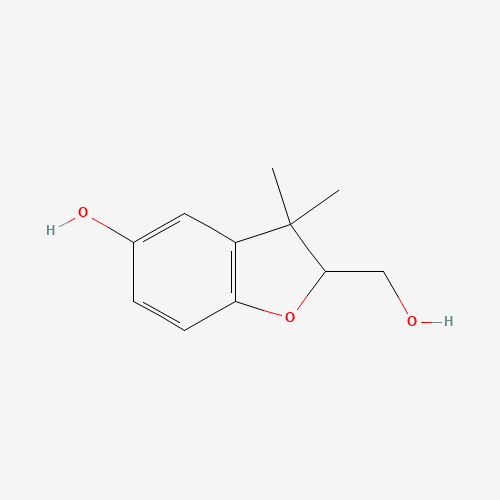 2-(hydroxymethyl)-3,3-dimethyl-2H-1-benzofuran-5-ol (CAS: 138854-50-9) - Related Chemical Product