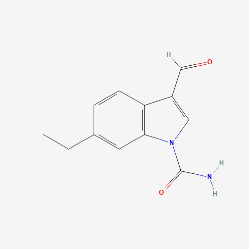 6-ethyl-3-formylindole-1-carboxamide (CAS: 1386456-32-1) - Related Chemical Product