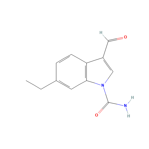 6-ethyl-3-formylindole-1-carboxamide (CAS: 1386456-32-1) - Related Chemical Product