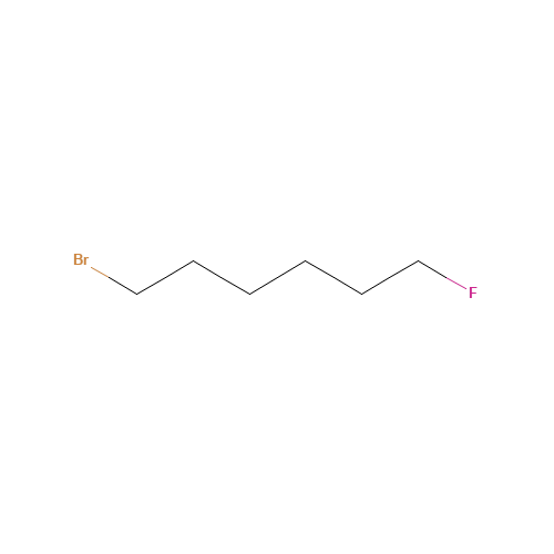 1-bromo-6-fluorohexane (CAS: 373-28-4) - Chemical Structure and Molecular Formula 