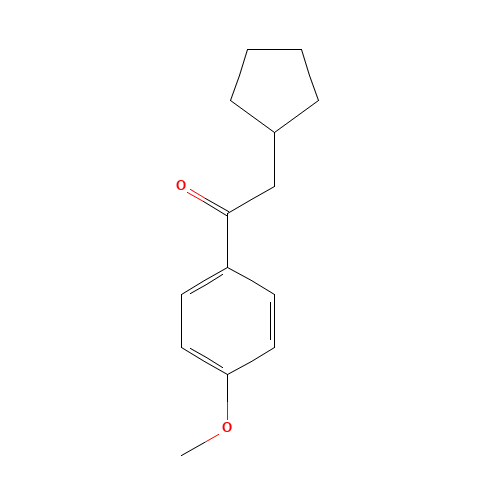 2-cyclopentyl-1-(4-methoxyphenyl)ethanone (CAS: 24188-99-6) - Related Chemical Product