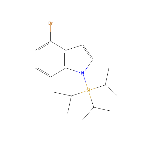 (4-bromoindol-1-yl)-tri(propan-2-yl)silane (CAS: 412048-44-3) - Related Chemical Product