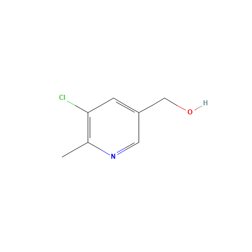 (5-chloro-6-methylpyridin-3-yl)methanol (CAS: 917835-64-4) - Chemical Structure and Molecular Formula 