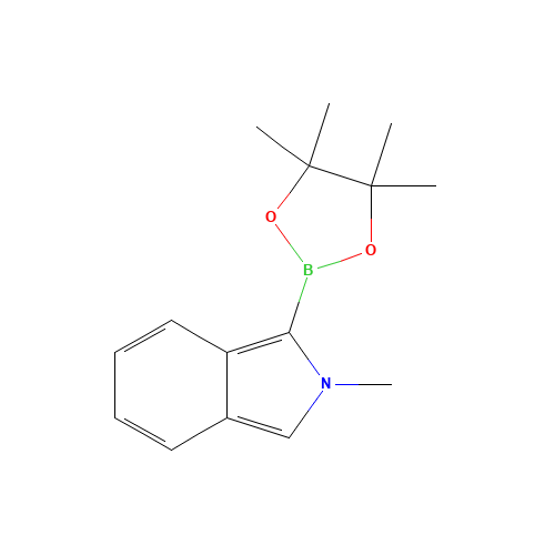 2-methyl-1-(4,4,5,5-tetramethyl-1,3,2-dioxaborolan-2-yl)isoindole (CAS: 1149352-13-5) - Chemical Structure and Molecular Formula 