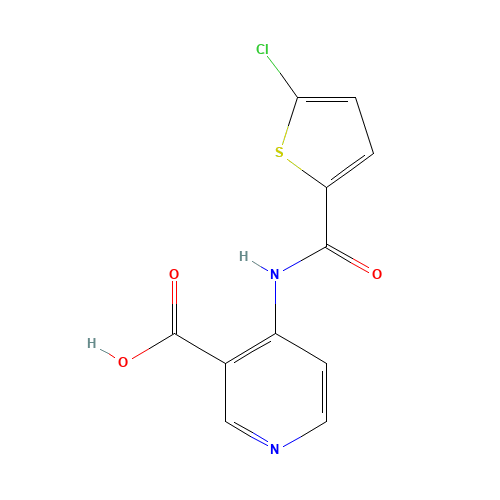 4-[(5-chlorothiophene-2-carbonyl)amino]pyridine-3-carboxylic acid (CAS: 929214-64-2) - Related Chemical Product