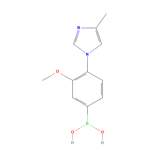 [3-methoxy-4-(4-methylimidazol-1-yl)phenyl]boronic acid (CAS: 1145786-45-3) - Related Chemical Product