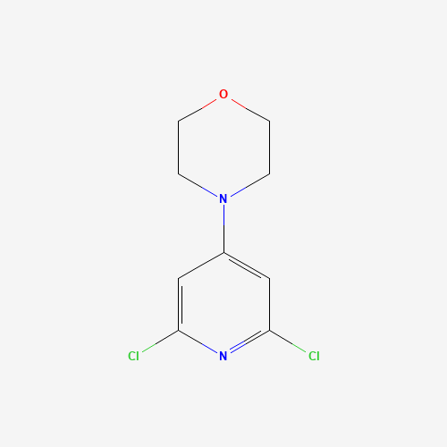 4-(2,6-dichloropyridin-4-yl)morpholine (CAS: 852333-60-9) - Chemical Structure and Molecular Formula 