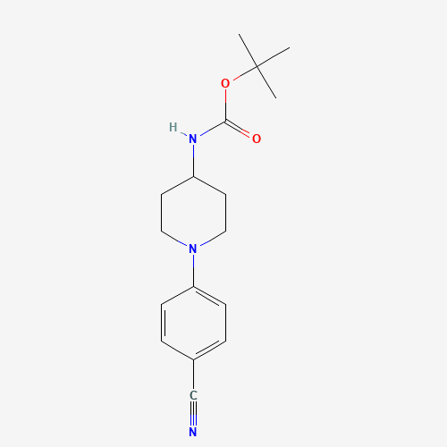 tert-butyl N-[1-(4-cyanophenyl)piperidin-4-yl]carbamate (CAS: 344566-78-5) - Related Chemical Product