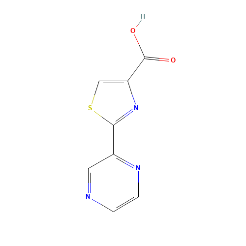 2-pyrazin-2-yl-1,3-thiazole-4-carboxylic acid (CAS: 115311-44-9) - Related Chemical Product