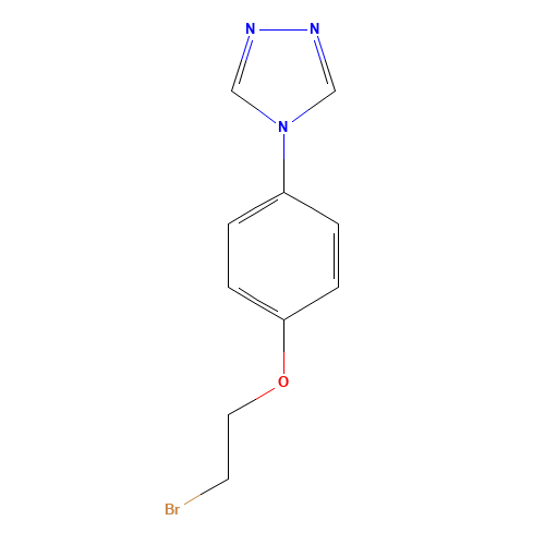 4-[4-(2-bromoethoxy)phenyl]-1,2,4-triazole (CAS: 1221279-15-7) - Related Chemical Product