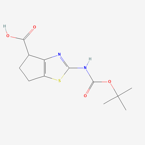 2-[(2-methylpropan-2-yl)oxycarbonylamino]-5,6-dihydro-4H-cyclopenta[d][1,3]thiazole-4-carboxylic acid (CAS: 1190391-81-1) - Related Chemical Product