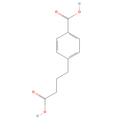 4-(3-carboxypropyl)benzoic acid (CAS: 34162-06-6) - Chemical Structure and Molecular Formula 