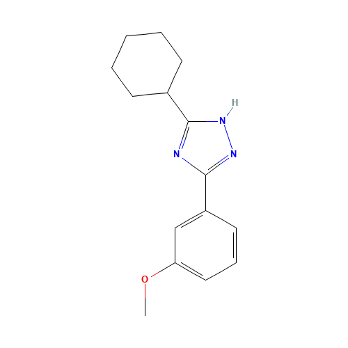 5-cyclohexyl-3-(3-methoxyphenyl)-1H-1,2,4-triazole (CAS: 1306557-89-0) - Related Chemical Product