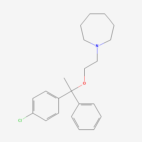 1-[2-[1-(4-chlorophenyl)-1-phenylethoxy]ethyl]azepane (CAS: 64294-95-7) - Related Chemical Product
